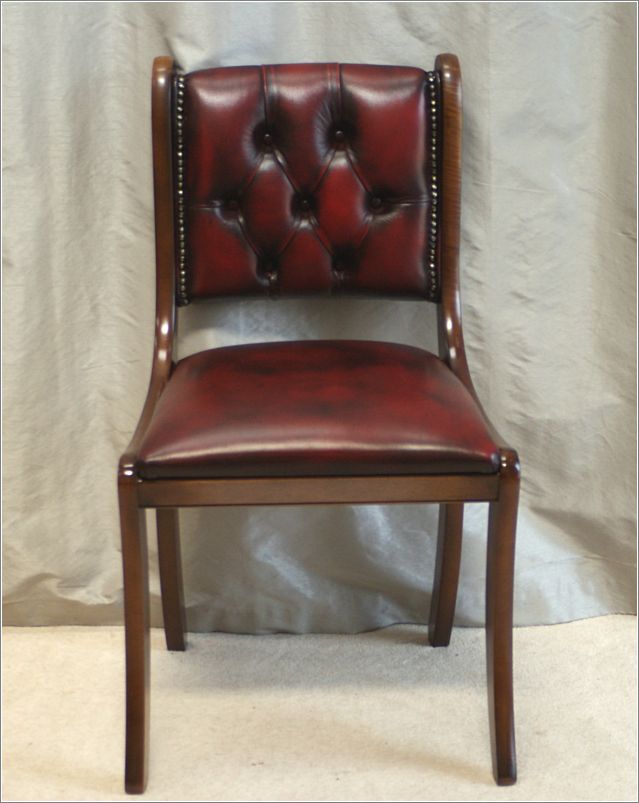 9013 Regency Desk Chair in Red (1)